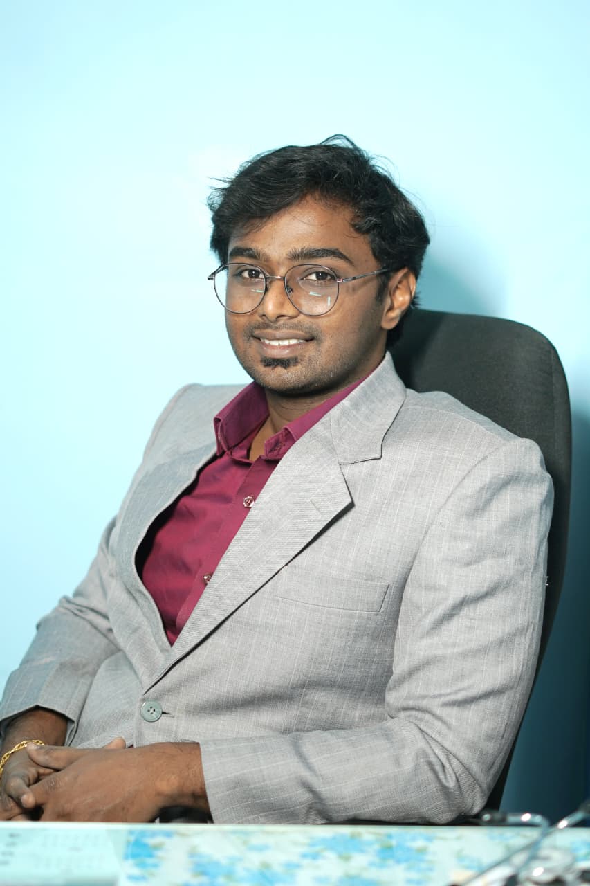 Dr. Ajan Merib, dentist at Anbu Dental Clinic, Aruppukkottai